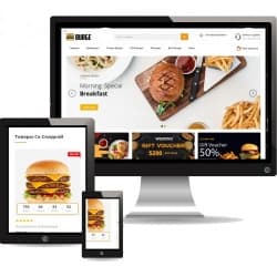 Ready online store Burger (OcStore 3)