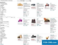 Filter product extended - the JoomShopping filter