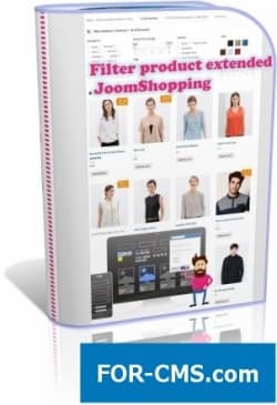 Filter product extended - the JoomShopping filter