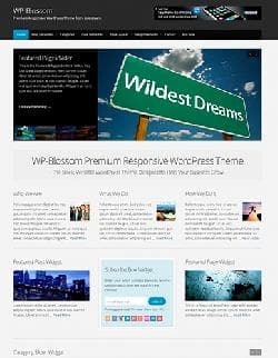  WP-Blossom v1.0.2 - отзывчивый шаблон для Wordpress 