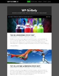  WP-Scribely v1.0.2 - шаблон портфолио для Wordpress 