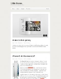 TJ Little v1.0.5 - a template for Wordpress