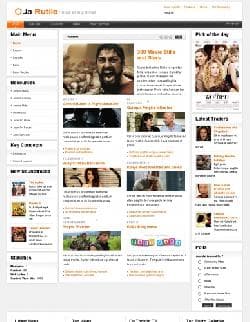  JA Rutile v1.0 - template movies portal for Joomla 