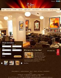ZT Geni v2.5.0 - a template of the website of hotel for Joomla