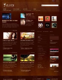 Ja Uvite v1.0 - a beautiful template of the personal blog for Joomla