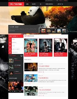  BT Movies v1.0 - template for movie site for Joomla 