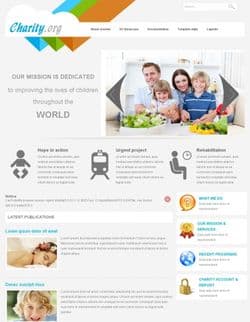 VT Charity v1.0 - a charitable template for Joomla