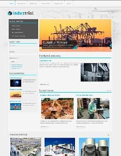 VT Industrial v1.2 - an industrial template for Joomla