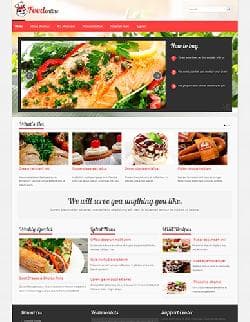  VT Food v1.2 - website template recipes Joomla 