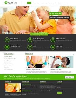 VT WeightLoss v1.2 - a template of the website of diets for Joomla