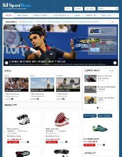 SJ Sport News v1.1 - template of sports online store for Joomla