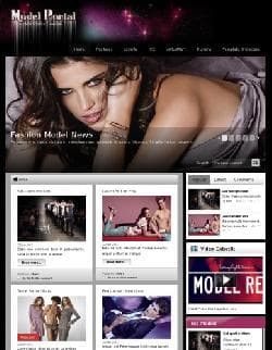 SJ Model v1.0.0 - template for blog about fashion for Joomla 
