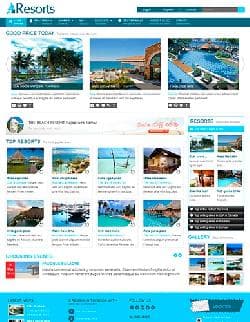 SJ Resorts v1.0 - a template tourist the portal for Joomla