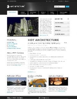 Hot Architecture v2.7.11 - архитектурный шаблон для Joomla 