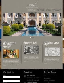 Hot Hotel v3.0 - a good template of the website of hotel for Joomla