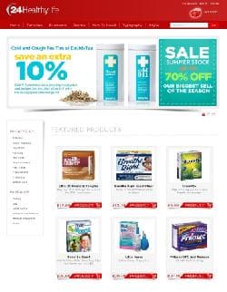 Hot Drug Store v1.0 - шаблон интернет магазина лекарств для Joomla