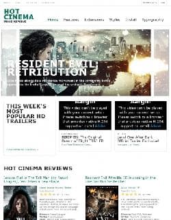  Hot Cinema v1.0 - шаблон кино сайта для Joomla 