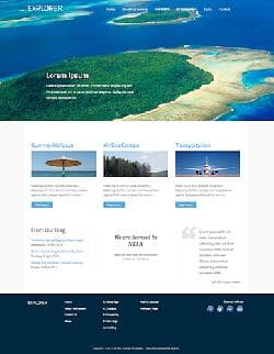 Hot Explorer v3.1.5 - шаблон блога о туризме для Joomla