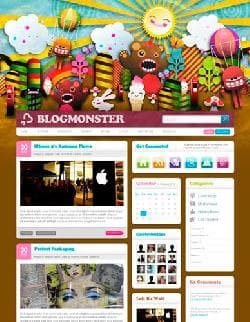 JXTC BlogMonster v1.0.1 - a template of the personal blog for Joomla