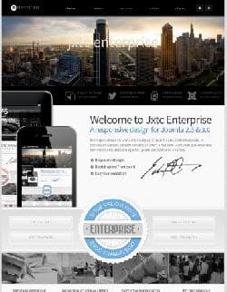 JXTC Enterprise v3.4.0 - адаптивный бизнес шаблон для Joomla