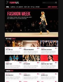 JXTC Fashion Life v3.4.0 - a template for Joomla about fashion