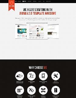 JA Cloris v2.5.3 - joomla a template of the website of your works and services
