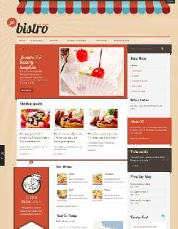 JA Bistro v2.5.4 - a template of the website of cafe for joomla