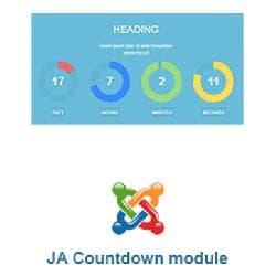 JA CountDown Module v1.0.7 - the countdown module for Joomla