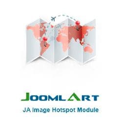 JA Image Hotspot v1.1.3 - the module of points on the map of the world for Joomla