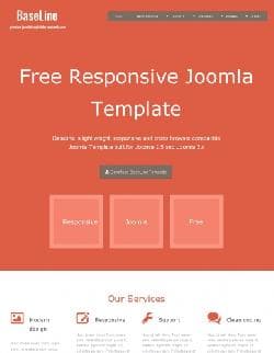 YJ Baseline v1.0.2 - free a portfolio a template for Joomla