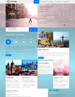 RT Spectral v1.10 - a template for Joomla