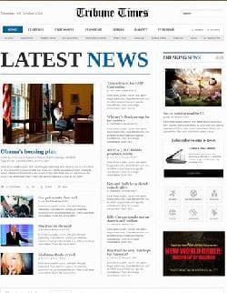 JXTC Tribune Times v3.4.0 - новостной шаблон для Joomla
