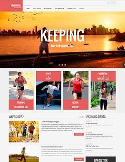 VT Running v1.2 - a website template about the blog for Joomla