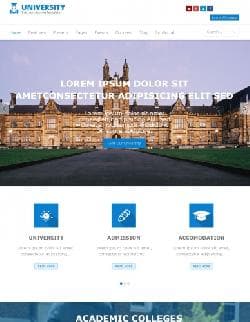 Shaper University v1.6 - a template of the website of the university