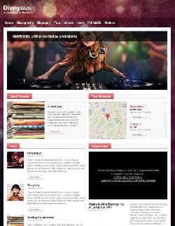 CI Dionysus v1.6.1 - a website DJ template for Wordpress