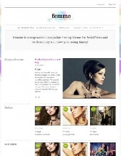  CI v2 Femme.3.2 - template online store Wordpress 