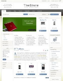IT TheStore v1.3.0 - template of online store of the equipment for Joomla