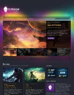 CI IndiGamer v1.6 - a blog template about games for Wordpress