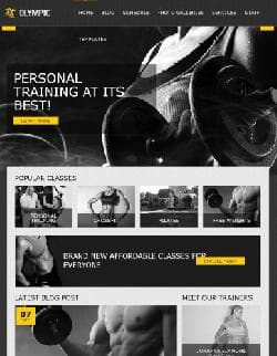  CI Olympic v1.2 - template the fitness club for Wordpress 