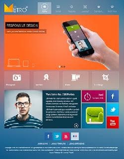 JSN Metro v2.1.3 - a template for Joomla in Windows 8 style