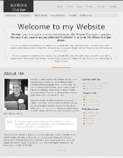  SP Scribble v1.0.2 - template for Wordpress 