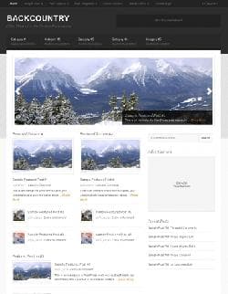 SP Backcountry v1.0.2 - a template for Wordpress