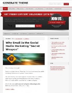  SP Generate v2.1 - template for Wordpress 