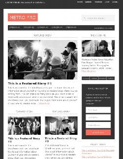 SP Metro Pro v2.0.1 - a template for Wordpress