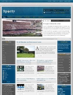 IT Sporty v1.0 - шаблон спортивного блога для Joomla