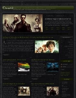 IT Cinema v1.0 - the Joomla template of cinema of the blog
