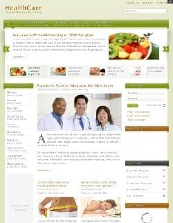  IT HealthCare v1.5.1 - Joomla template site about a healthy lifestyle 
