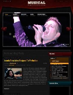  IT is Musical v2.5.0 - template for music blog for Joomla 