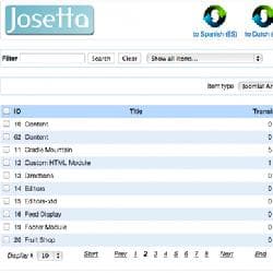 Josetta v2.3.1.643 - the translation manager for Joomla