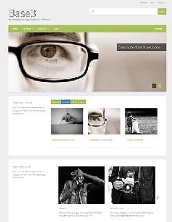 JB Base 3 v1.0.3 - a template of the personal website on Joomla